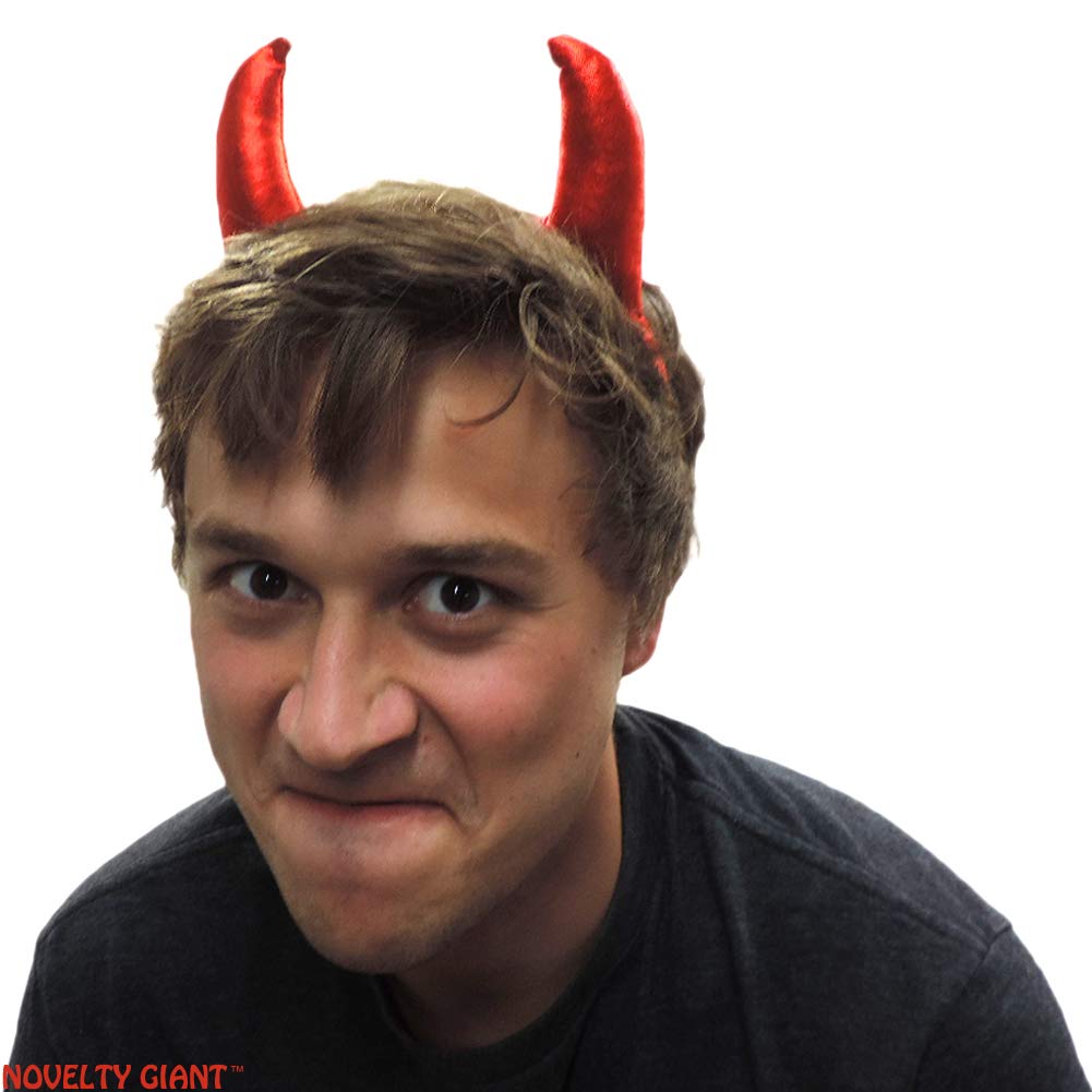 Red Devil Horns Headband