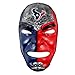 Franklin Sports NFL Houston Texans Fan Face Mask - Team Fan Masks for NFL Football Games and Tailgates - Sports Fan Face Mask - Face Paint Masks