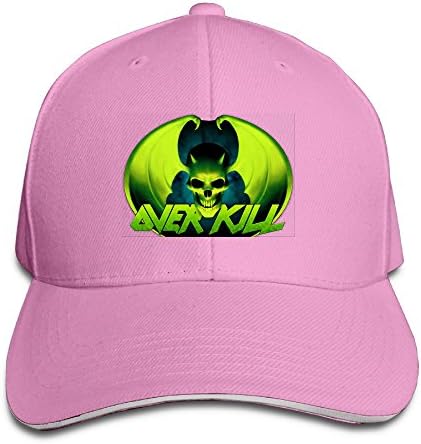 Overkill The Years Of Decay Live Yound Die Free Metal Band Visor Hats Vintage Sandwich Cap Hats