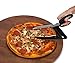 Internet's Best 13 Inch Stainless Steel Pizza Scissors | Easy Cutter with Spatula/Scoop | Black Slicer