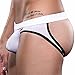 ANUN Men's Jockstrap Sexy Underwear Athletic Supporter White