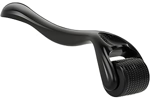 Dermal Roller SR 0.5MM for Face Hair Beard - 540 Titanium Beard Microneedle Roller, Scalp Microneedling Roller - Beauty Instr