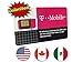 T-Mobile Prepaid SIM Card Unlimited Talk, Text, and Data in USA with 5GB Data in Canada and Mexico for 10 days