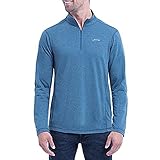 Orvis Men's Sandy Point ¼ Zip Pullover (L, Blue)