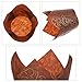 Mtlee Tulip Baking Cups Tulip Cupcake Liners Paper Muffin Cups for Baking, Brown and White, 100 Count