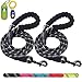 ladoogo 2 Pack 5 FT Heavy Duty Dog Leash with Comfortable Padded Handle Reflective Dog leashes for Medium Large Dogs