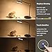 SUNLLIPE Swing Arm Desk Lamp 7W Metal Architect Touch Control Stepless Dimming Led Dimmable Table Task Lamp Reading Light for Bedroom and Office
