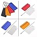 Hibate Metal Luggage Tag Suitcase Bag Travel Labels Accessories - Set of 7