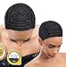 FreeTress Shake N Go Braided Cap Full Bang Pattern Crochet or Weave Hair Head Black by Freetress