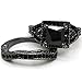 Jude Jewelers Size 4-12 Balck Princess Cut Wedding Engagement Ring Bridal Halo Anniversary Propose (12)