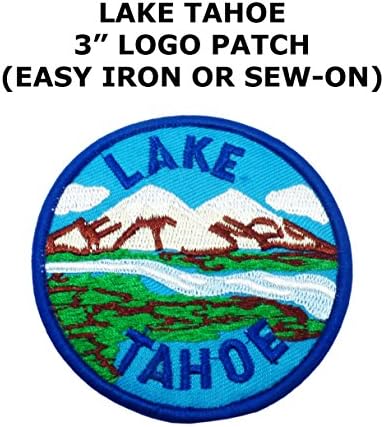 Lake Tahoe California/Nevada Travel Dreams Life of Adventure National Park Souvenir Vacation Hiking Camping Outdoors Theme Cosplay DIY Decorative Embroidered Sew or Iron-on Patch By US Family Brand