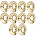 Wood Grip 10 Pack - Swimming Pool Cover Brass Anchor Collar/Beauty Ring