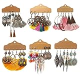 LANTAI 18 Pairs Bohemian Tassel Earrings Set for