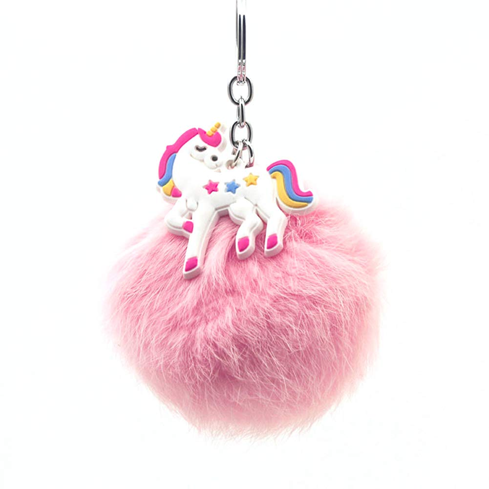 Fanovo Cute Plush Unicorn Backpack, Mini Unicorn Backpack, 3D Unicorn Backpack, Soft Rainbow Backbag Sweet Girls Daughter Gifts 12 inch Bag (Style 1)