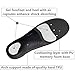 Massaging Gel Insoles Replace for Ultimate Comfort Cut-to-Size Massaging Gel Orthotics Insoles Suitable for Sore Feet Relief, Shock Absorption, Running/Hiking. (L:8-10.5Mens/10-12.5Womens)