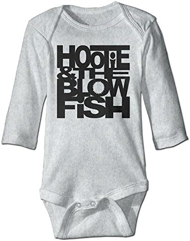 Kids Baby Hootie &amp; The Blowfish Logo Romper Jumpsuit Ash