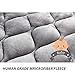 furrybaby Dog Bed Mat Flat Crate Mat with Anti-Slip Bottom Machine Washable Pet Kennel Pad for Dog Sleeping (XL 48x30'', Grey Mat)