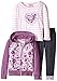 Nannette Little Girls' Floral Print Dress with Shrug