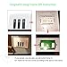 Smart Touch Light Switches Wi-Fi, BENLINK Remote Control Timing Function with Smartphone Compatible with Amazon Alexa and Google Home Glass Touch Panel Light Switches (3 Switches In 1 Gang Box)