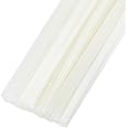 BENECREAT 120Pcs White Thermal Glue Strips, 11.2x0.2inch Long Thermal Pictures Binding Glue Strips for Albums Crafts Textbook Books, 1mm Thick