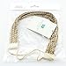 MERRYLIGHT Elastic Stretch Scrunchie Srunchy 4 Thin Braids Headband Plaited Synthetic Braid Hair Band Hair Piece (Ash Blonde-M24/88)