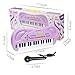 BETECHO Kids Piano, 32 Keys Multifunction Electronic Kids Keyboard Piano Music Instrument for Toddler with Microphone (Purple)