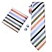 Barry.Wang Christmas Ties,Designer Handkerchief Cufflink Necktie Clip Set Gifts