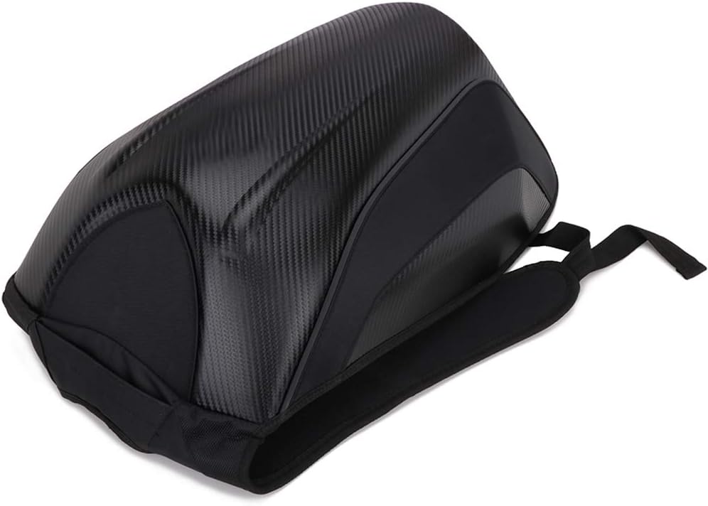 Motorcycle Backpack Waterproof Hard Shell Backpack Carbon Fiber Riding Backpack: Clothing