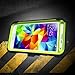 Galaxy S5 Case, ToughBox® [Armor Series] [Shock Proof] [Black | Lime] for Samsung Galaxy S5 Case [Built in Screen Protector] [With Holster & Belt Clip] [Fits OtterBox Defender Series Belt Clip]