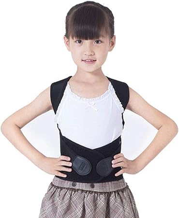 Amazon Co Jp Xxt 子供の生徒の直立姿勢の補正背中のアーチファクトの背骨の矯正 Color Black Size S ドラッグストア
