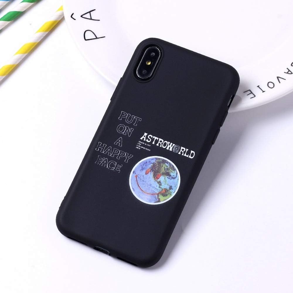 Travis Scott Phone Cases Astroworld Sicko Mode Soft Matte Silicone Candy Case Coque for iPhone 11 6S 8 8Plus X 7 7Plus XS Max (3,for iPhone X XS)