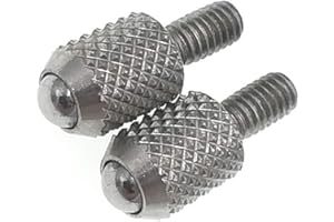 SUXING Contact Points for Dial Indicators Linear Gage Indicator Ball Tips 2 Pieces M2.5 Thread Shank 5mm Diameter 7.3mm Length (Stainless Ball tip)