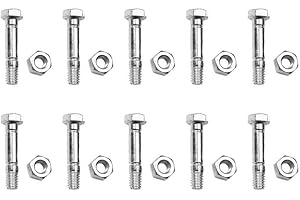 Huarntwo 10Pack 52100100 521001 Shear PINS & Bolts for Ariens Snowthrower