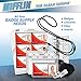 MIFFLIN-USA - Adjustable Safety Breakaway Lanyards for ID Badges, Identification Cards & Name Tags - Black, 36 Inch, Bulk Pack of 100
