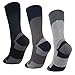 YUEDGE Men's Hiking Trekking Walking Wicking Anti Blister Cushion Padded Crew Medium Socks