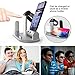GuckZahl Apple Watch Changing Stand Aluminum 4 in 1 iWatch Charging Docks Phone Charging Station for Apple Watch Series 3/ 2/ 1/ AirPods/ iPhone X/ 8/ 8 Plus/ 7/ 7 Plus /6s/iPad