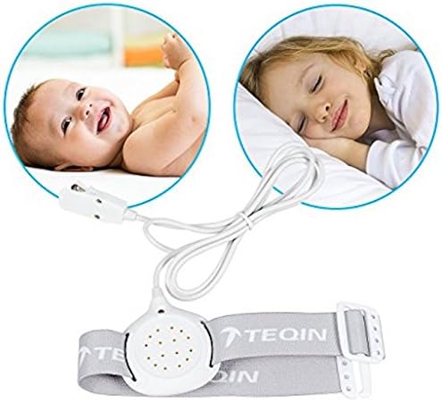 Bedwetting Alarm Enuresis, 3 in 1 Rechargeable Alarm, Loud Sound Vibrating, for Children Potty Training.