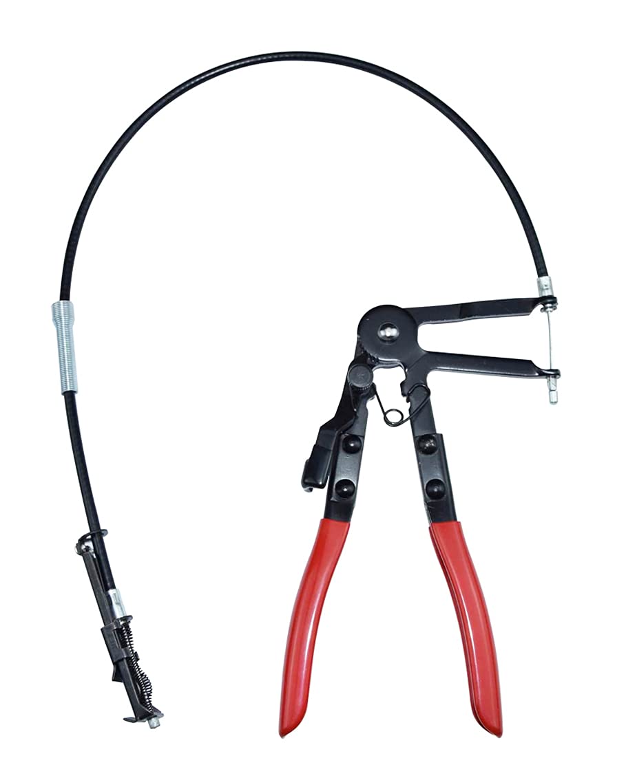 Flexible Wire Long Reach Hose Clamp Pliers Apply to Car Fuel Oil Water Hose Repairing Tool