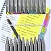 4 x 6 in Divider 60 ruled sticky notes with tag 2 pack, 10 colored bullet journal pens fine point tip markers, Organizing School & Office Supplies, Sticky Journals Page tabs, 6 Assorted Vibrant Colors