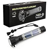 Brightest and Best LED Tactical Flashlights Set With Water Resistant : 200 Bright Lumen Flashlight & mini 150 Lumen Flashlight ,Solar Powered & USB Rechargeable,Perfect For Indoor & Outdoor, Camping