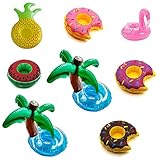 Inflatable Fruit Shape Drink Holders, Inflatable Pool Floats, Inflatable Pool Party Drink Floats (8-Pack)