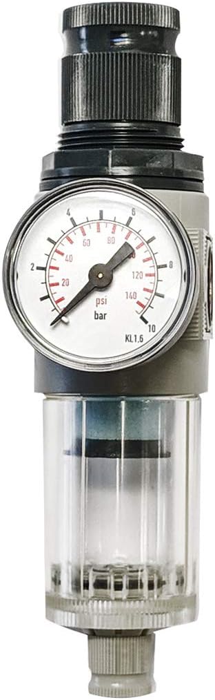 Schneider Compressed Air Filter Pressure Reducer FDM 1/4 C (Pressure Reducer 0-10 Bar, for Compressors Replacement Part) DGKD225027
