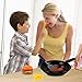 Liberty Imports Fast Food Playset with Cooking Pan and Spatula - 25-Piece Kitchen Pretend Play Toy Set for Toddlers Kids (Cheese Burger, Hotdog, Chicken, Condiments and More)