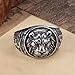 Lion King Mens 361L Stainless Steel Biker Rocker Gothic Vintage Black Ring Size 7-13