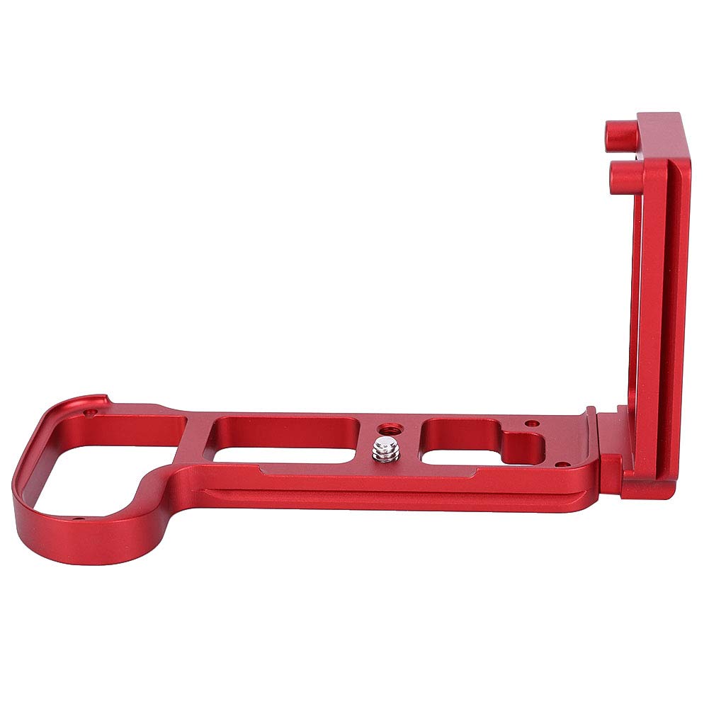 Vertical L Bracket Mount Quick Release Plate Hand Grip for Z6 Z7 Mirrorless Camera(Red)