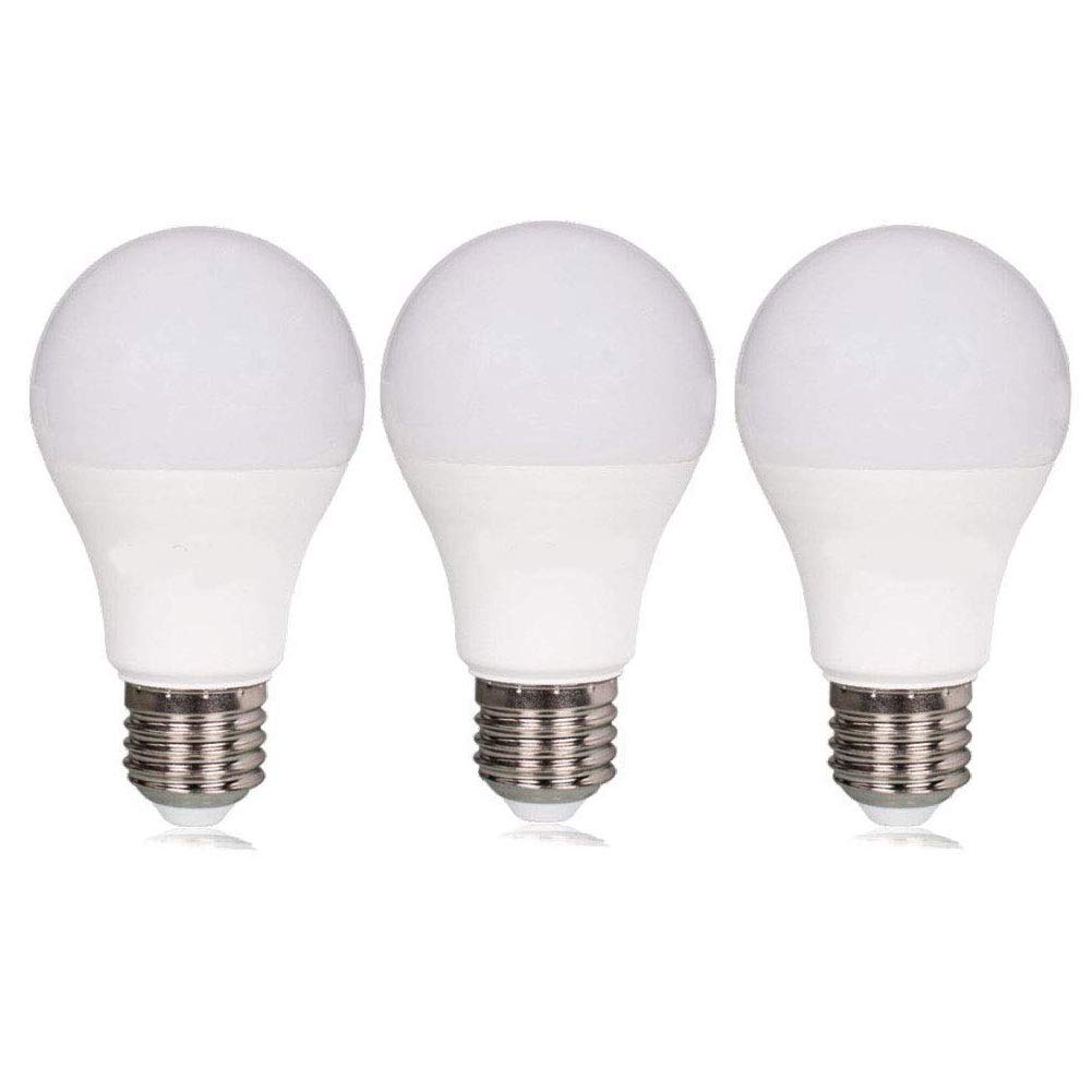 BAOMING Dusk to Dawn Sensor LED Light Bulbs Daylight White 6000K, 60W Equivalent, 7W 630 Lumen, Automatic On/Off,Suitable Used in Hallway, Yard, Porch, Patio, Garage Lighting, 3-Pack