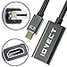 Mini DP to HDMI, Iovect Nylon Braided Thunderbolt to HDMI Adapter for MacBook Air/Pro, Microsoft Surface Pro (Black2)