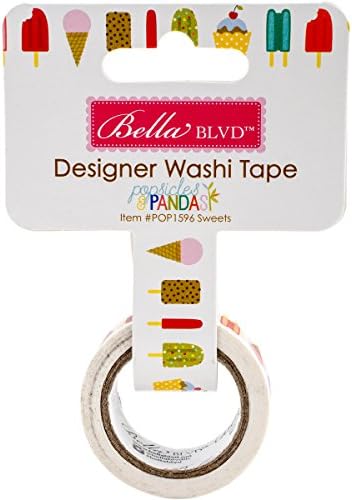 Bella Blvd POP1596 Popsicles & Pandas Washi Tape .625" X30'
