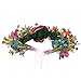 Valdler Vintage Nature Berries Flower Crown with Adjustable Ribbon for Wedding Festivals