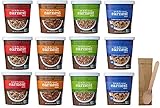 Earnest Eats Hot and Fit Cereal Variety Pack of 12 Plus Bonus Spoon